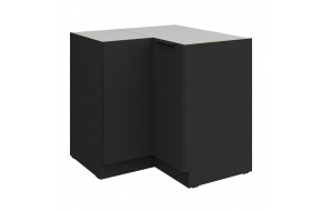 ARIA BL/BL 90x90 DN 2F BB pastatoma kampinė spintelė