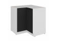ARIA BL/WH 90x90 DN 2F BB pastatoma kampinė spintelė