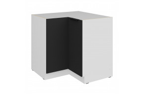 ARIA BL/WH 90x90 DN 2F BB pastatoma kampinė spintelė