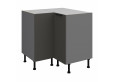 ARIA GR/ANT 90x90 DN 2F BB pastatoma kampinė spintelė