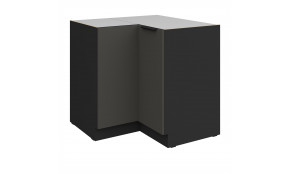 ARIA GR/BL 90x90 DN 2F BB pastatoma kampinė spintelė