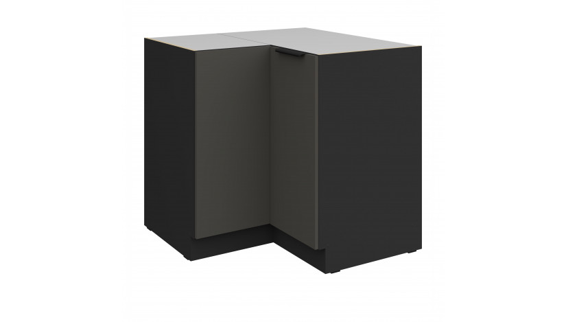 ARIA GR/BL 90x90 DN 2F BB pastatoma kampinė spintelė