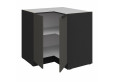 ARIA GR/BL 90x90 DN 2F BB pastatoma kampinė spintelė