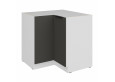 ARIA GR/WH 90x90 DN 2F BB pastatoma kampinė spintelė