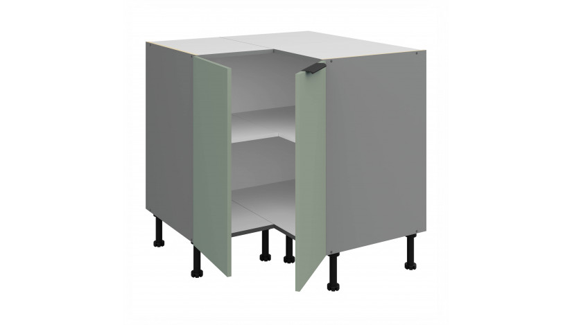 ARIA SA/ANT 90x90 DN 2F BB pastatoma kampinė spintelė