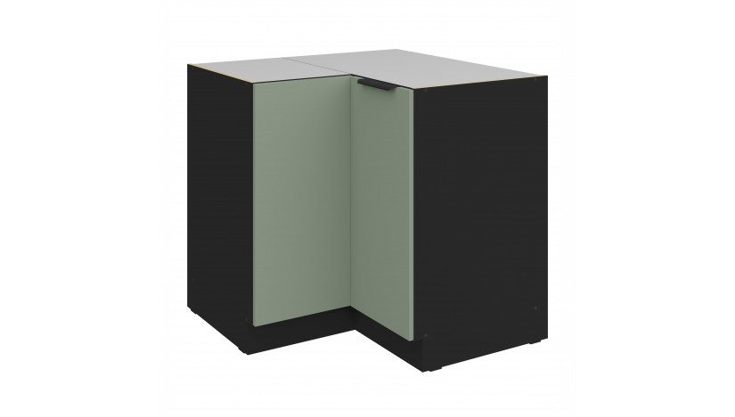 ARIA SA/BL 90x90 DN 2F BB pastatoma kampinė spintelė