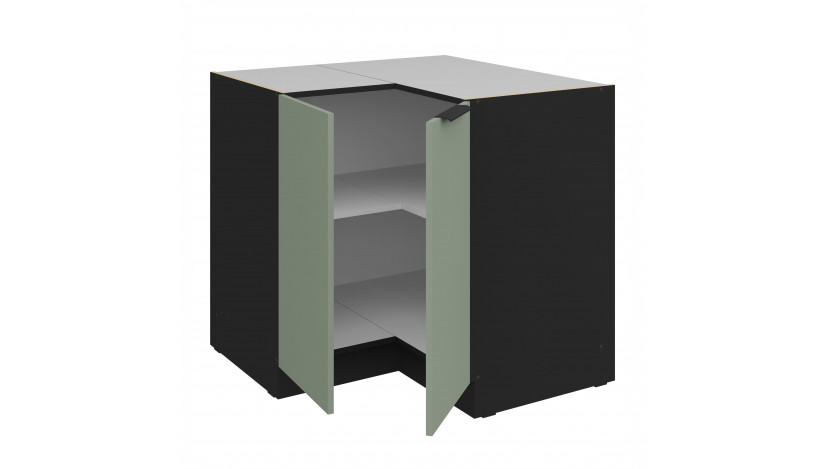ARIA SA/BL 90x90 DN 2F BB pastatoma kampinė spintelė