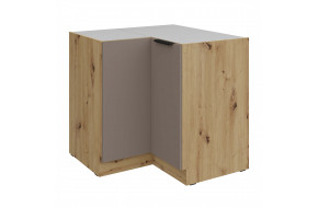 ARIA TA/AR 90x90 DN 2F BB pastatoma kampinė spintelė
