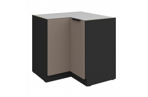 ARIA TA/BL 90x90 DN 2F BB pastatoma kampinė spintelė