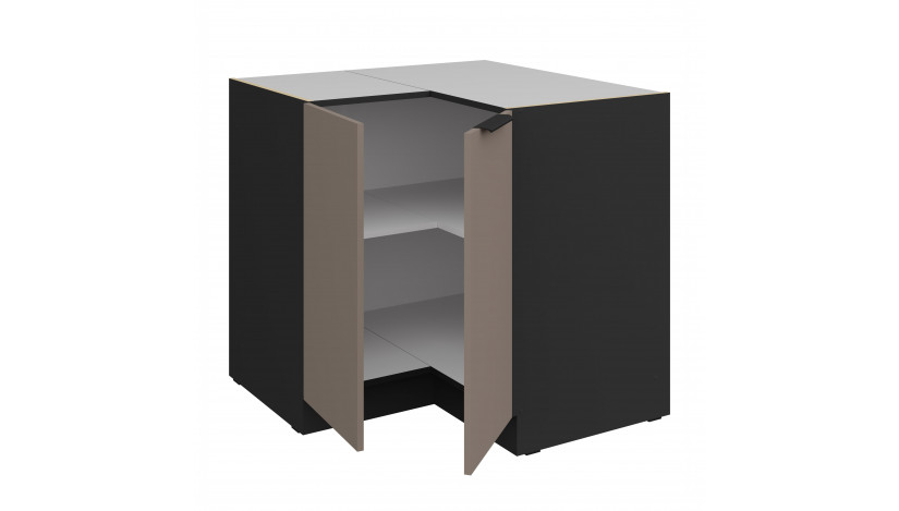 ARIA TA/BL 90x90 DN 2F BB pastatoma kampinė spintelė