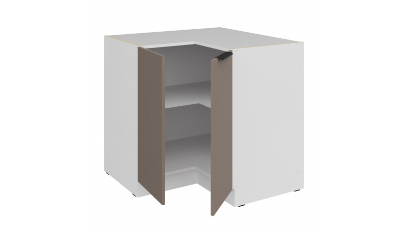ARIA TA/WH 90x90 DN 2F BB pastatoma kampinė spintelė