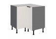 ARIA WH/ANT 90x90 DN 2F BB pastatoma kampinė spintelė