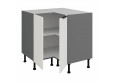 ARIA WH/ANT 90x90 DN 2F BB pastatoma kampinė spintelė