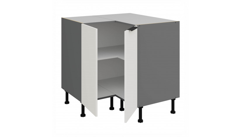 ARIA WH/ANT 90x90 DN 2F BB pastatoma kampinė spintelė