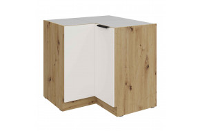 ARIA WH/AR 90x90 DN 2F BB pastatoma kampinė spintelė