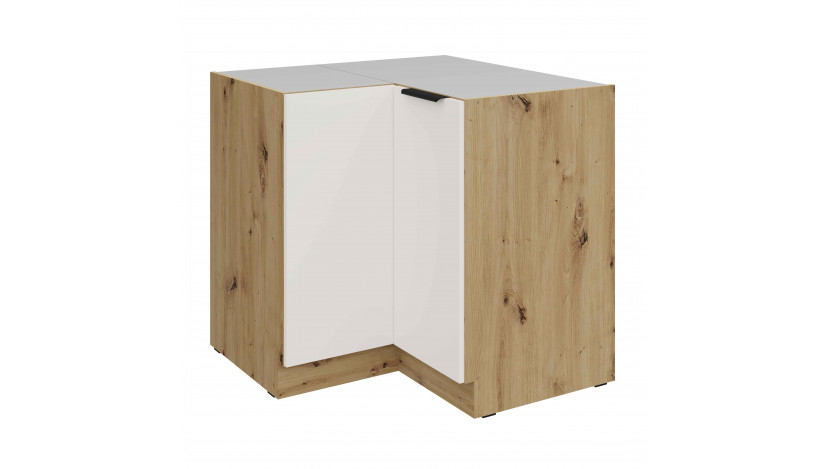 ARIA WH/AR 90x90 DN 2F BB pastatoma kampinė spintelė