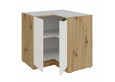 ARIA WH/AR 90x90 DN 2F BB pastatoma kampinė spintelė