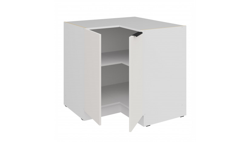 ARIA WH/WH 90x90 DN 2F BB pastatoma kampinė spintelė