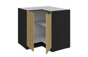 CREMONA BL 90x90 DN 2F BB pastatoma kampinė spintelė
