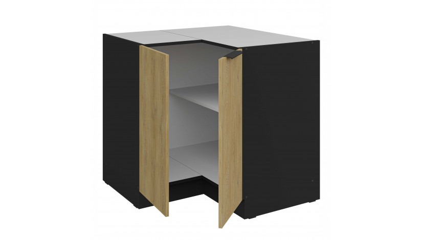 CREMONA BL 90x90 DN 2F BB pastatoma kampinė spintelė