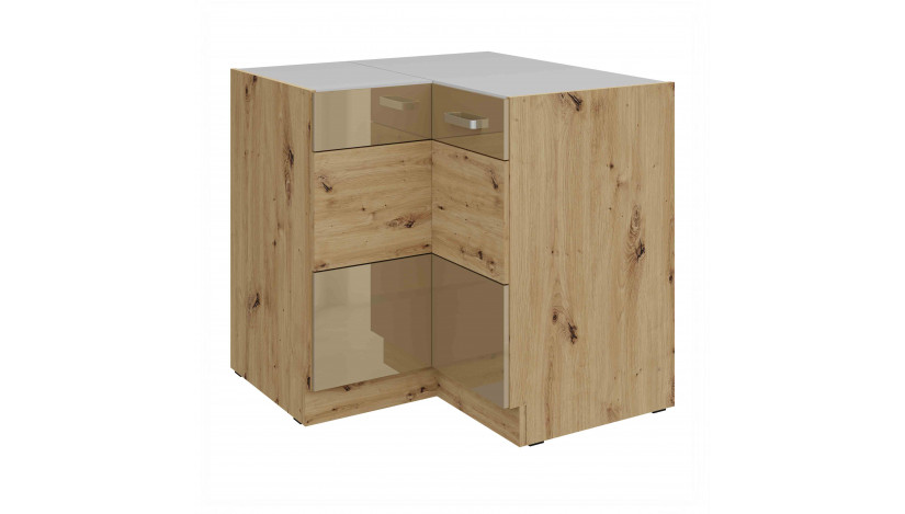 ARTISAN Cappucino 90x90 ND 2F BB Pastatoma Kampinė Spintelė
