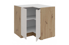 SOLEA 90x90 DN 2F BB pastatoma kampinė spintelė