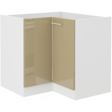 LARA 90x90 ND 2F BB pastatoma kampinė spintelė cappuccino
