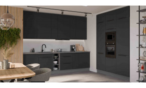 ARIA BL/ANT 480 cm virtuvės baldų komplektas
