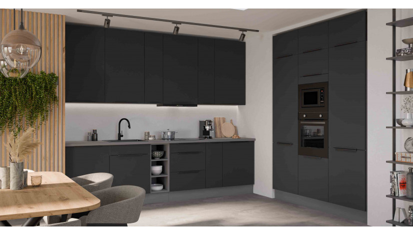 ARIA BL/ANT 480 cm virtuvės baldų komplektas
