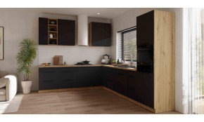 ARIA BL/AR 560 cm kampinis virtuvės baldų komplektas