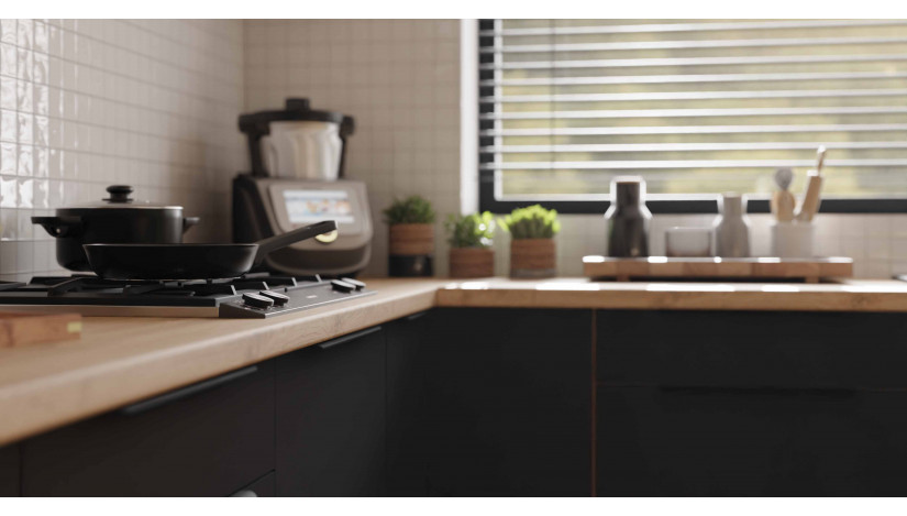 ARIA BL/AR 560 cm kampinis virtuvės baldų komplektas