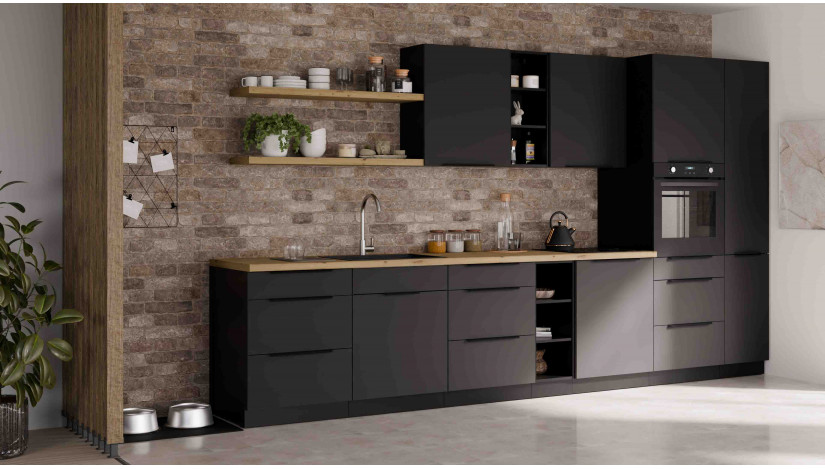 ARIA BL/BL 40 DK-210 2F ūkinė spinta