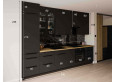 ARIA BL/BL 340 cm virtuvės baldų komplektas