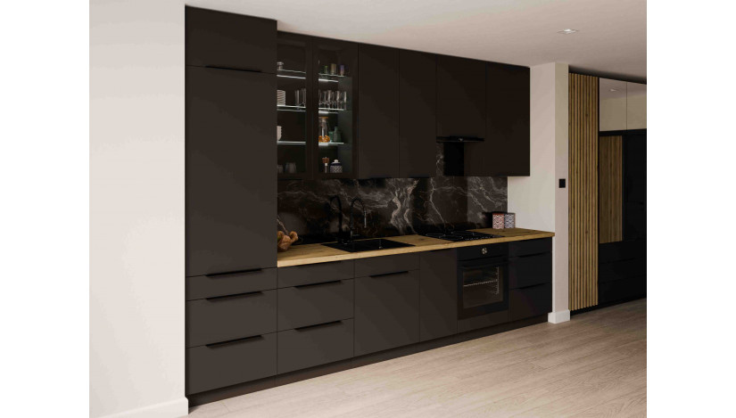 ARIA BL/BL 40 DK-210 2F ūkinė spinta