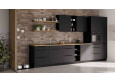 ARIA BL/BL 370 cm virtuvės baldų komplektas