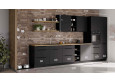 ARIA BL/BL 370 cm virtuvės baldų komplektas
