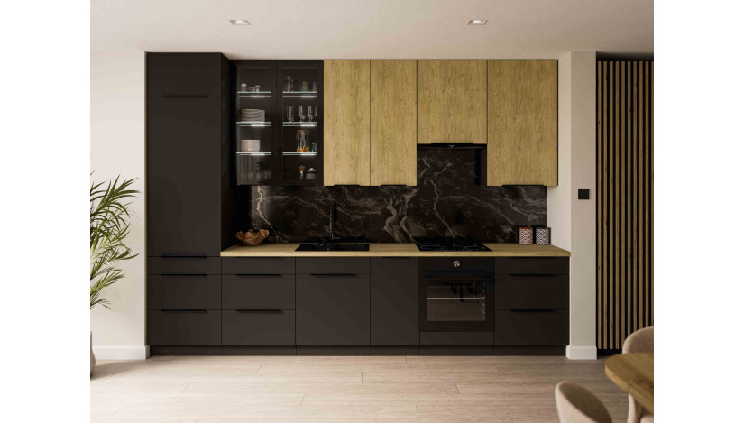 ARIA BL/CREMONA 360W cm virtuvės baldų komplektas