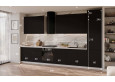 ARIA BL/WH 390 cm virtuvės baldų komplektas
