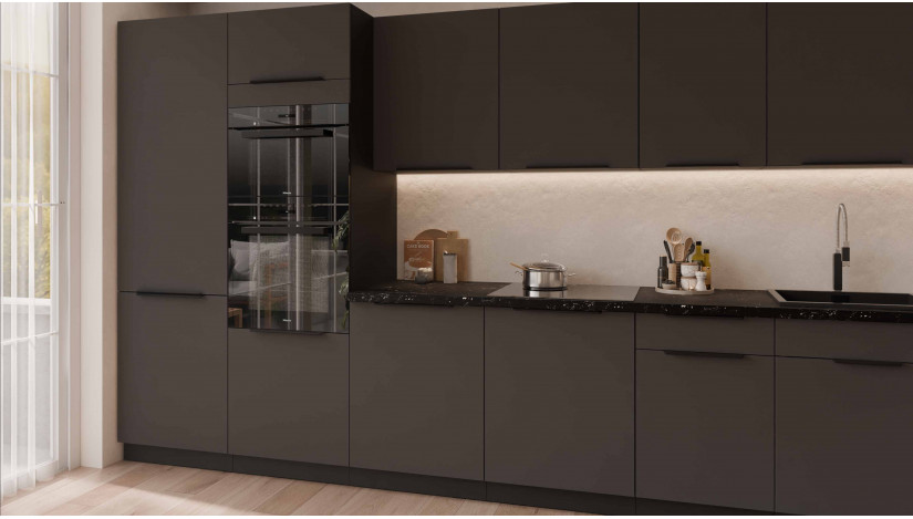 ARIA GR/BL 350 cm virtuvės baldų komplektas