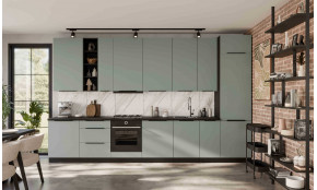 ARIA SA/BL 390 cm virtuvės baldų komplektas