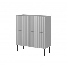 ASENSIO KM-2 komoda pelenų / juoda sp.