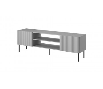 ASENSIO RTV-1 TV staliukas 180 cm  pelenų / juoda sp.