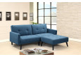 CORNER Sofa lova mėlyna