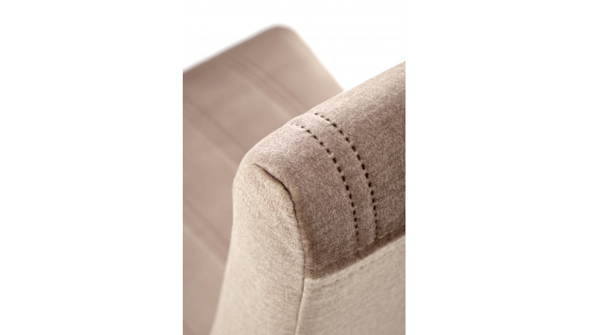 DIEGO 3 kėdė medaus ąžuolo / velvetas - MONOLITH 09 smėlio  sp.
