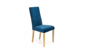 DIEGO 3 kėdė medaus ąžuolo / velvetas - MONOLITH 77 tamsiai mėlyna sp.