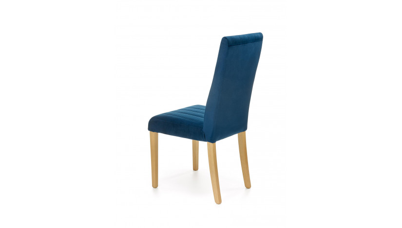 DIEGO 3 kėdė medaus ąžuolo / velvetas - MONOLITH 77 tamsiai mėlyna sp.