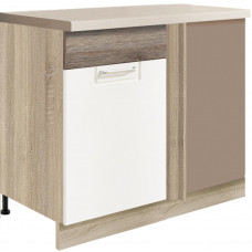 Econo ECO-24D pastatoma kampinė spintelė *110x60 kairė su lentyna