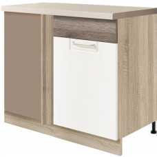 Econo ECO-25D pastatoma kampinė spintelė *110x60 dešinė su lentyna