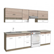 Econo B ( 270 cm ) Virtuvės baldų komplektas