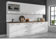 EKO WHITE 300 cm virtuvės baldų komplektas